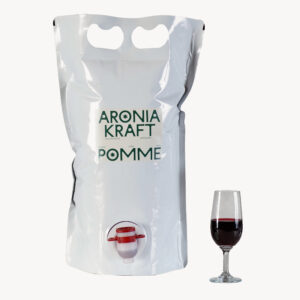 Aronia juice med äpple 1,4 liter påse - Aroniakraft