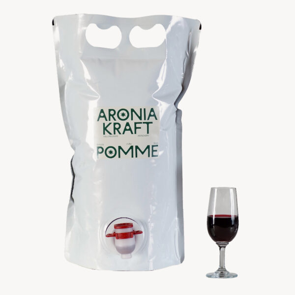 Aronia juice med äpple 1,4 liter påse - Aroniakraft