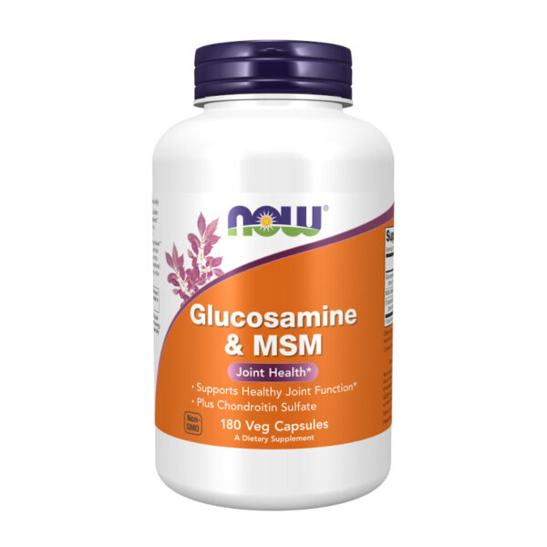 Glukosamin & MSM 180 kapslar - Now
