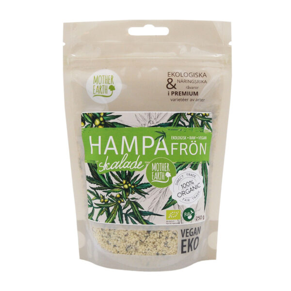 Hampafrö Skalade - Mother Earth RAW&EKO 250 gr