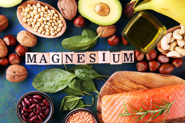 Magnesium, ett mineral som behövs för många processer i kroppen.