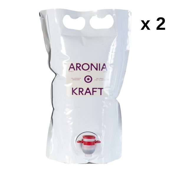 Aronia juice 1,4 liter påse - Aroniakraft x 2 st