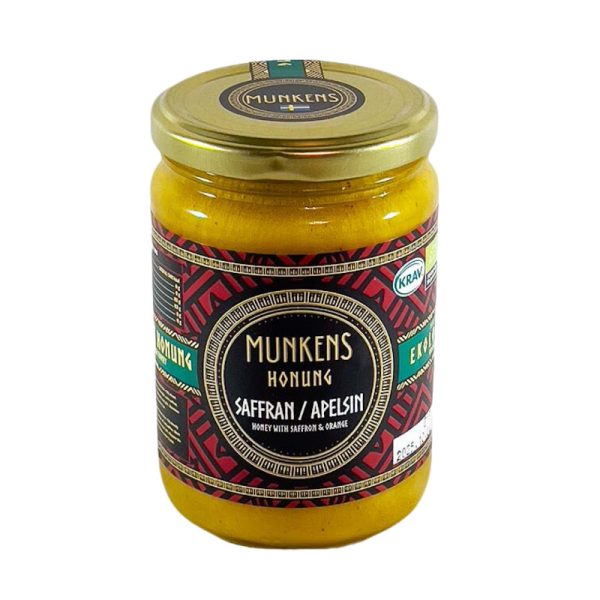 Honung apelsin och saffran, 280 gr – Munkens